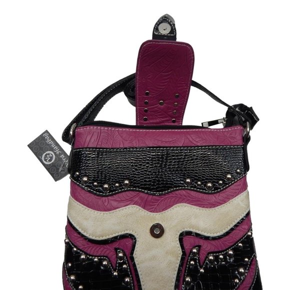 Vera Handbags Womens Western Cross Body Handbag Pi - Picture 6 of 8